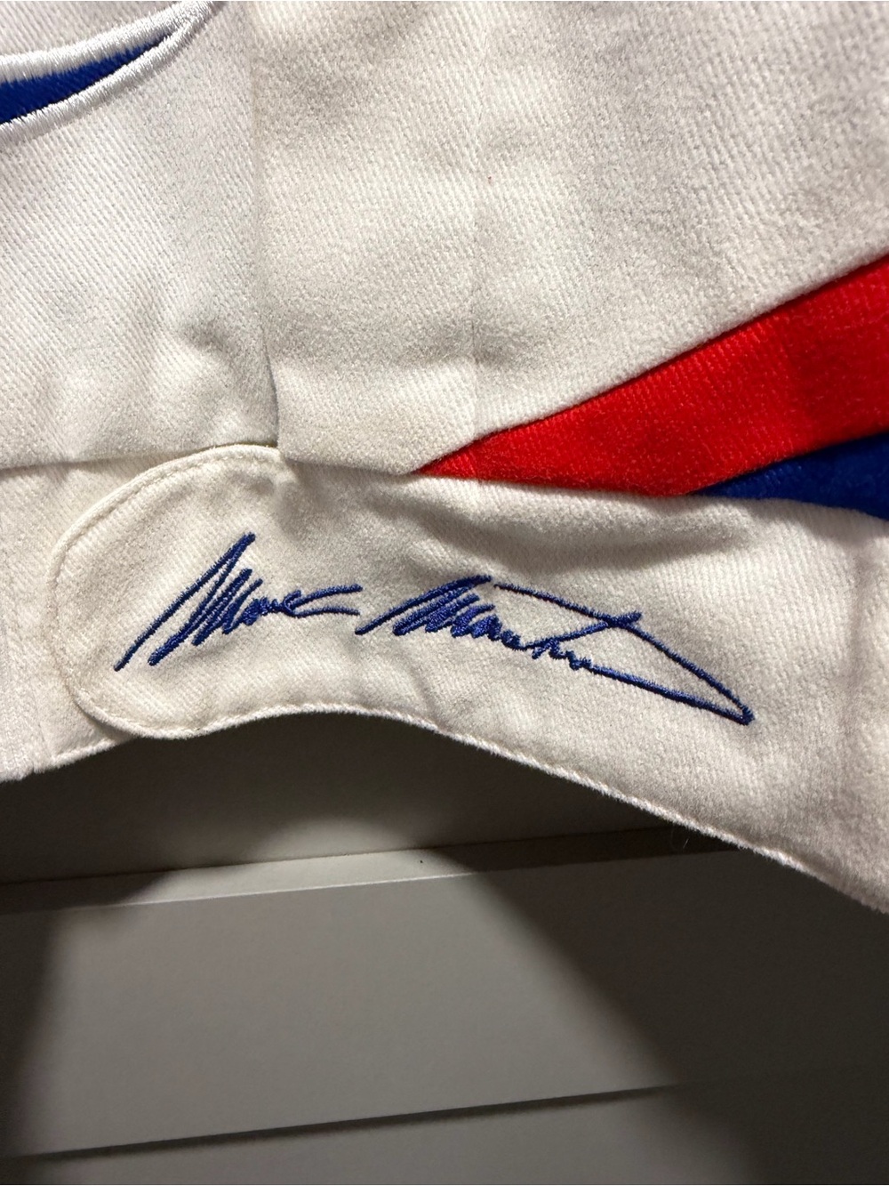Mark Martin Men's Racing Jacket - Blue/White/Red - Picture 7 of 15